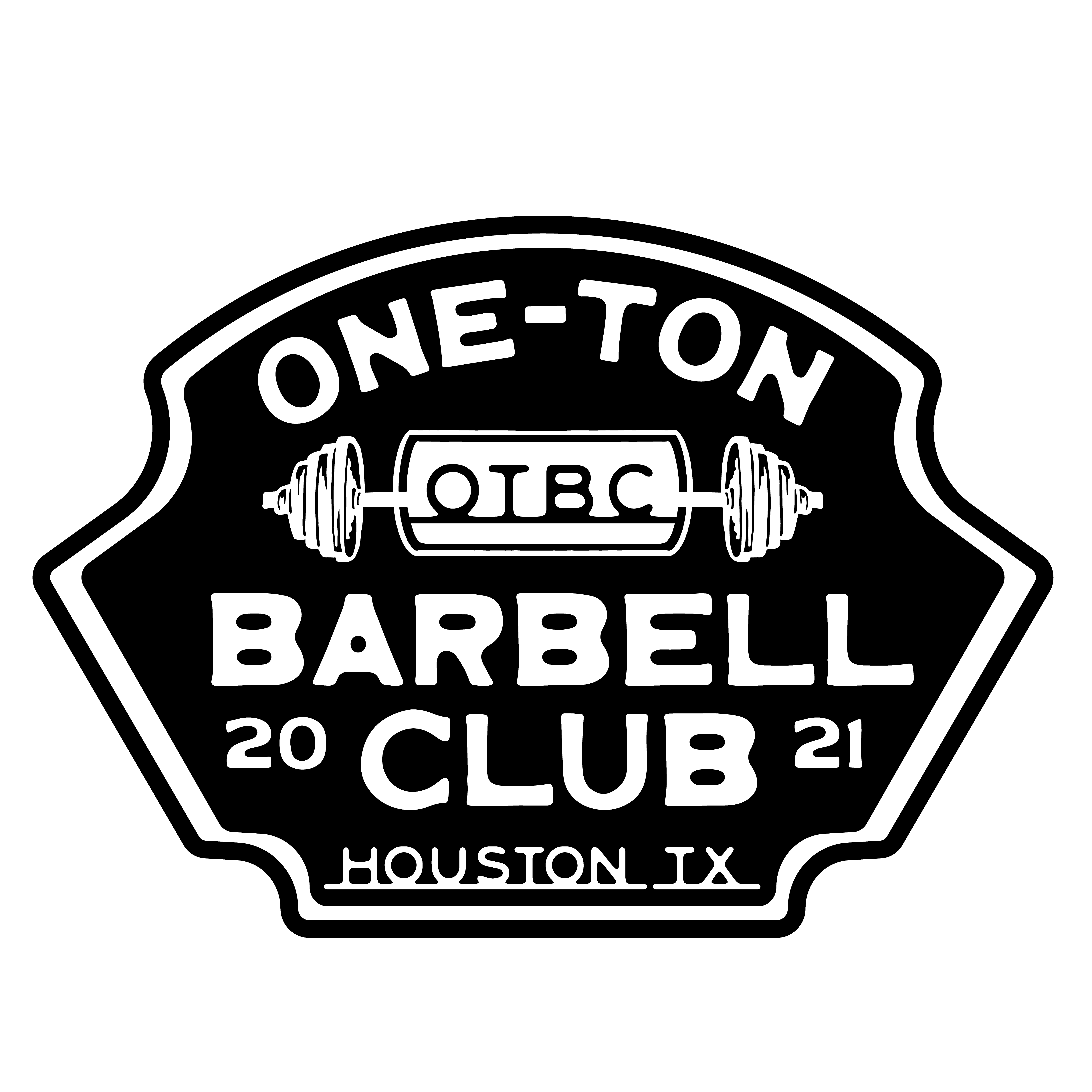 One-Ton Barbell Club Brand Mark