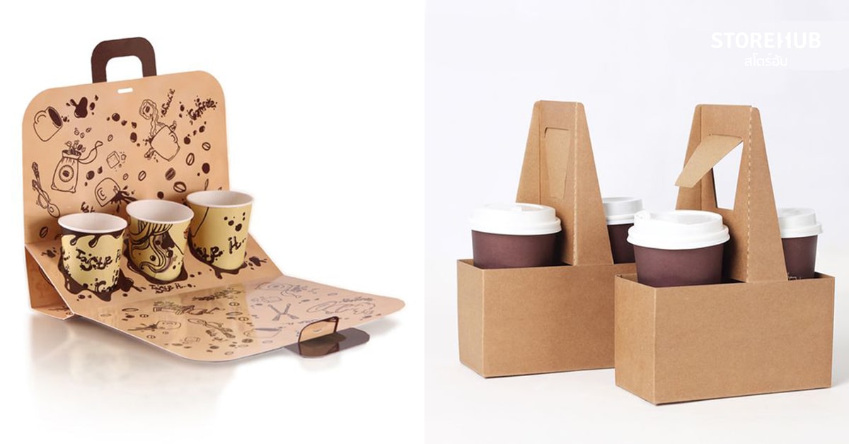 Food Packaging: กาแฟสั่งกลับบ้าน_เดลิเวอรี่