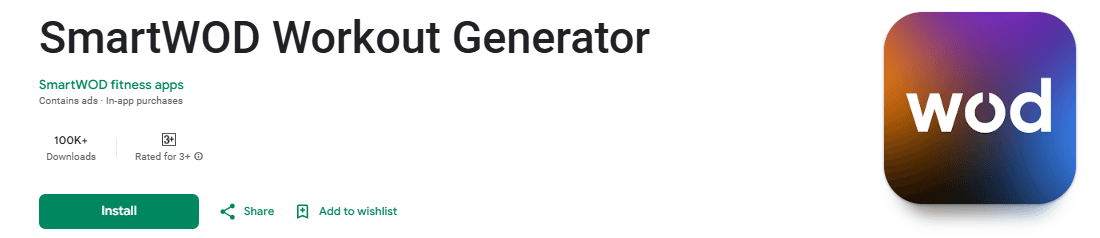 smart wod workout generator - Best CrossFit Apps