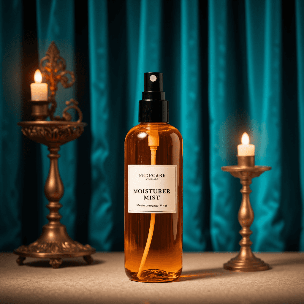 product photography of a bottle of moisturizer mist