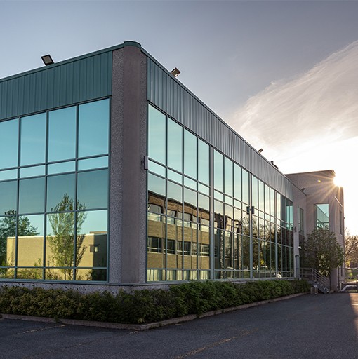 Exterior of commercial building.