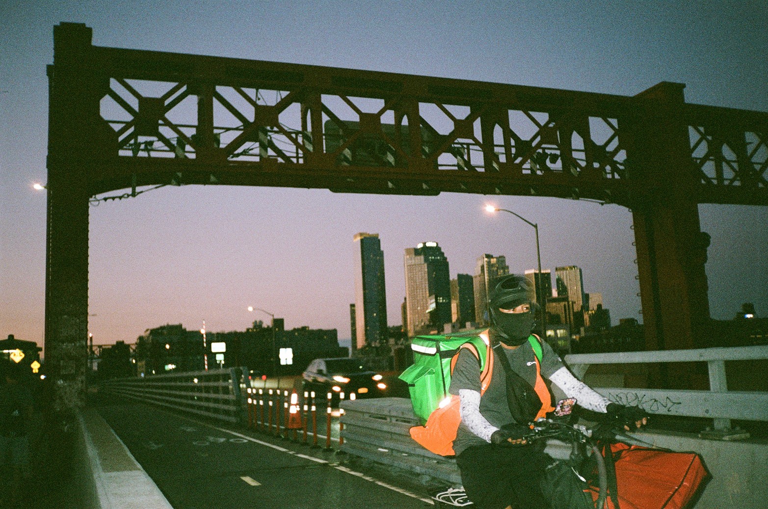 Photography Section Cover Image - Biker on Bridge in NYC