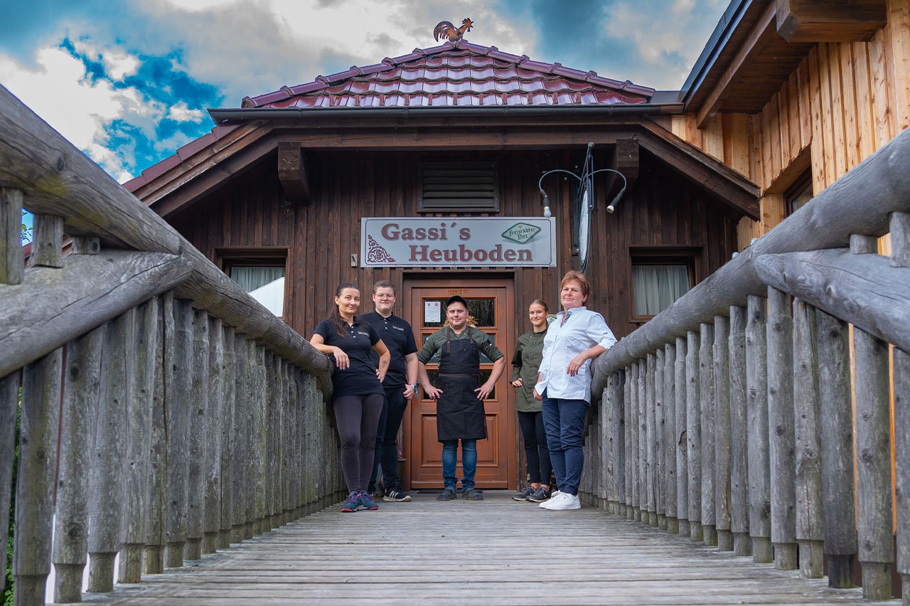 Close-up of lush, dark green leaves, some glossy and wet, against a muted background.