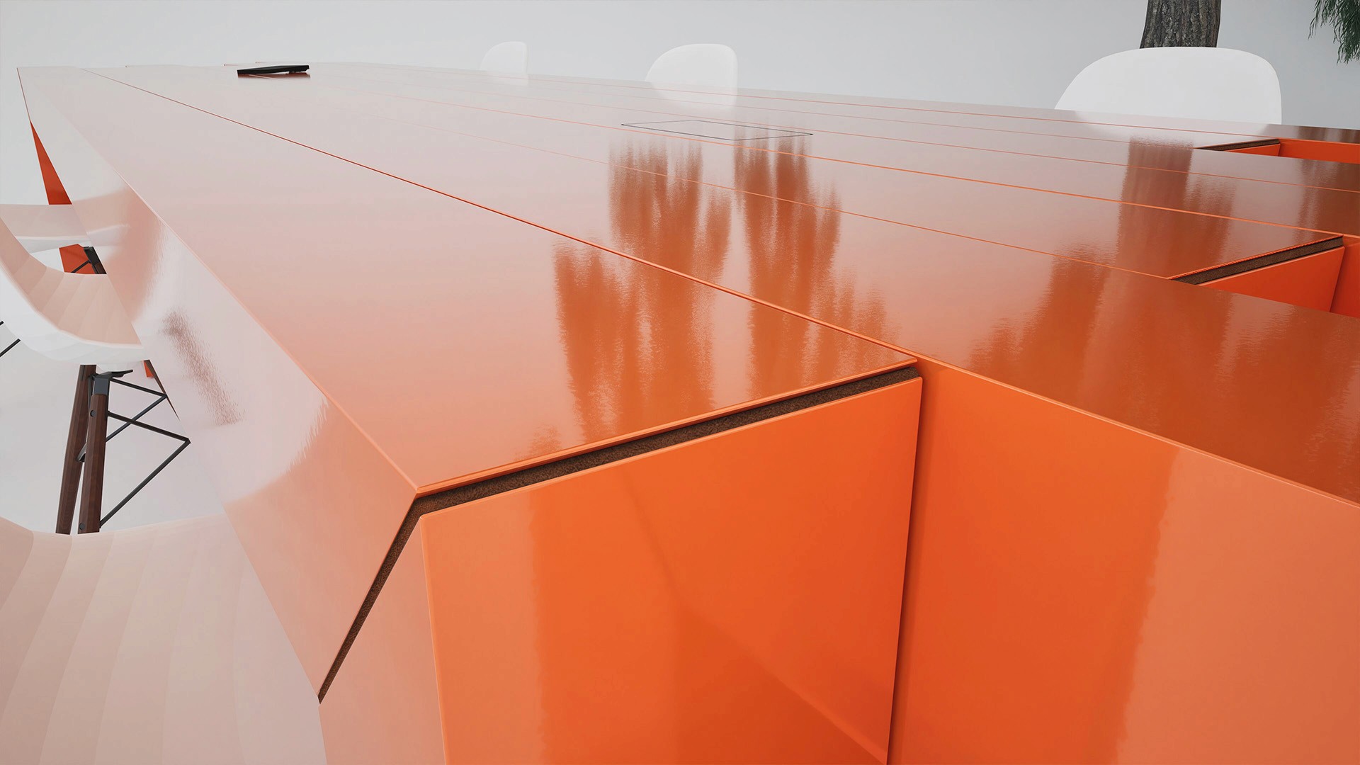 Metrik Studio - Twelve Table - Hermès Collaboration close leather