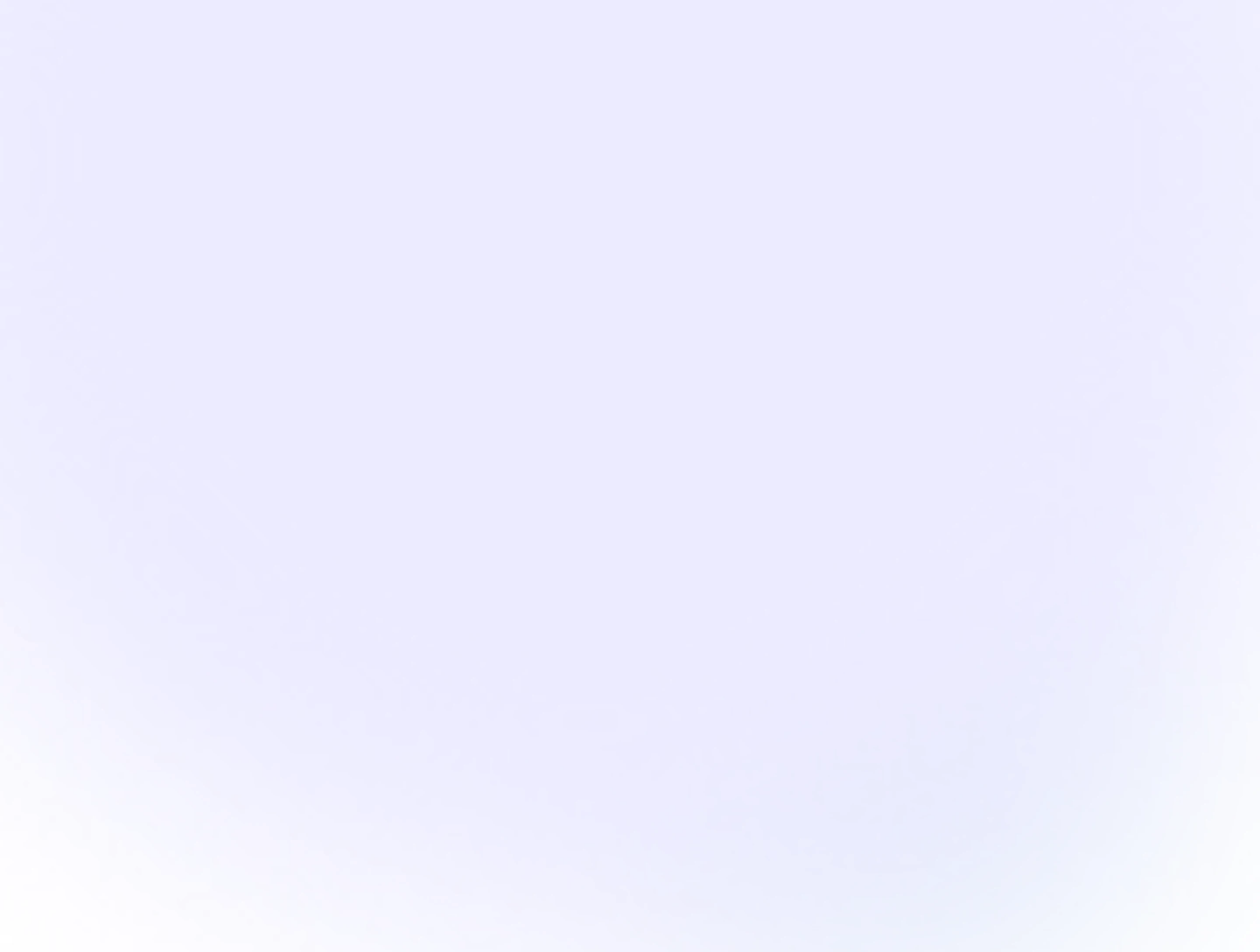 A soft, light lavender gradient background, fading from darker at the top to lighter at the bottom.