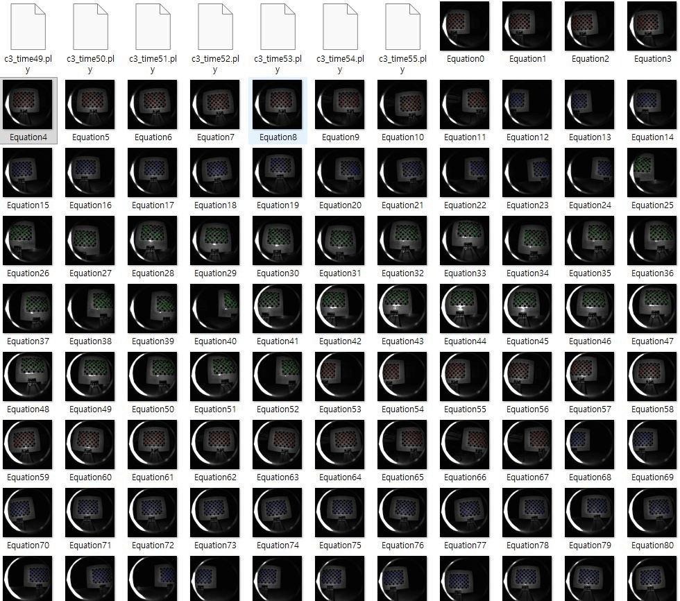 Collected data capturing the same pattern from many different poses. How widely the poses are scattered matters more than how many frames you gather.