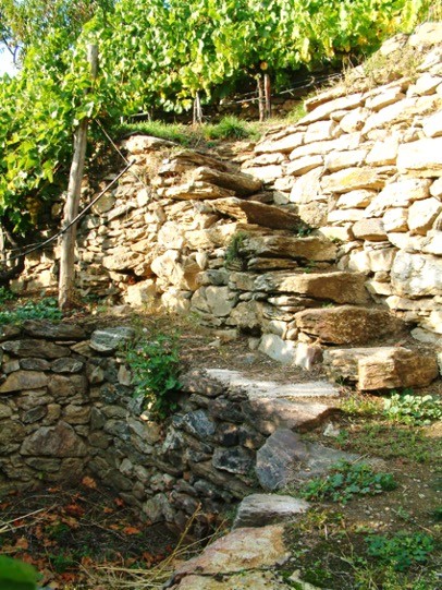 Trockenmauer-Treppe