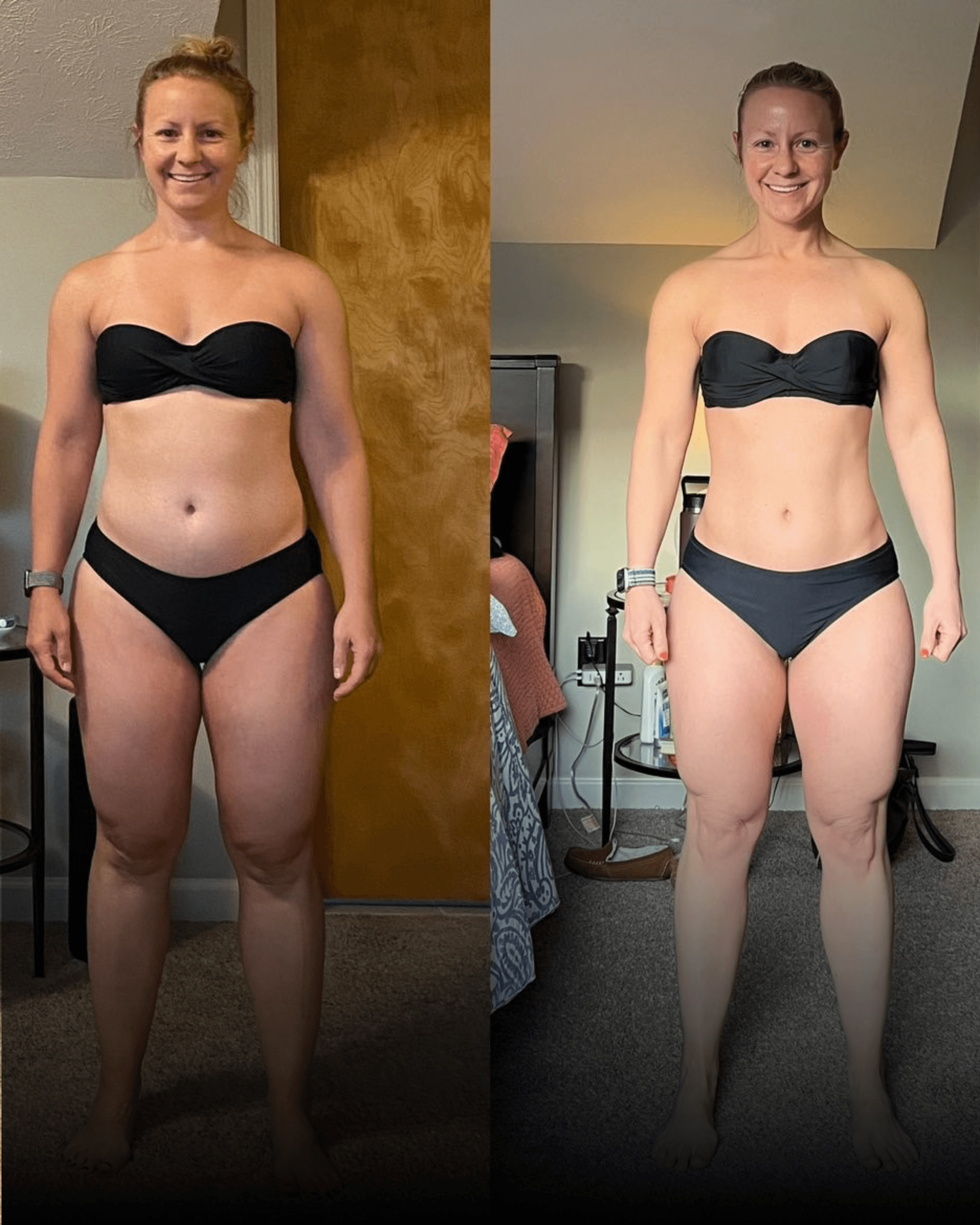 A person picking up a dumbbell in a gym setting, representing strength training, workout focus, and smart, easy fitness progress tracking.