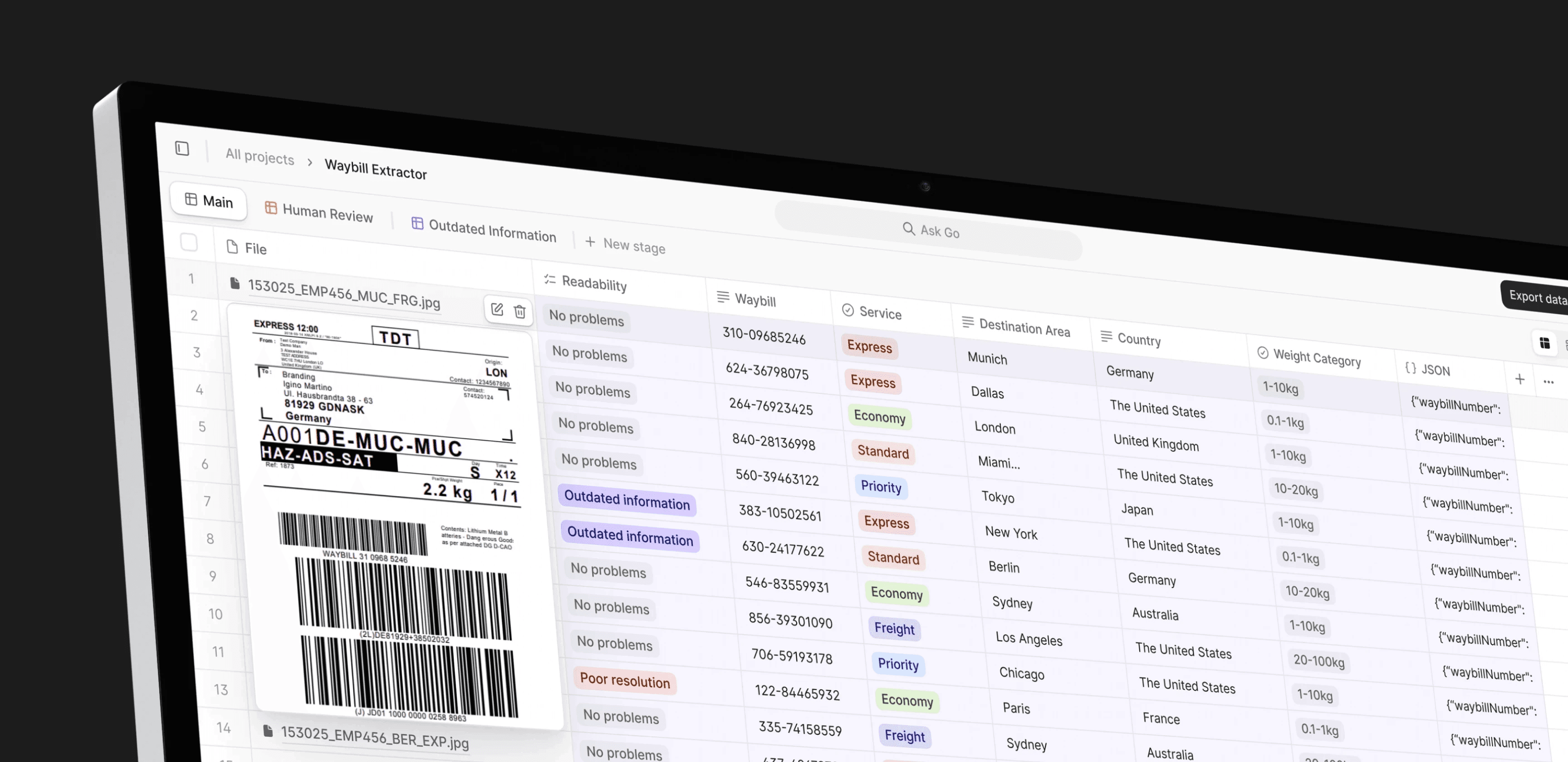 Multimodal ingestion in V7 Go