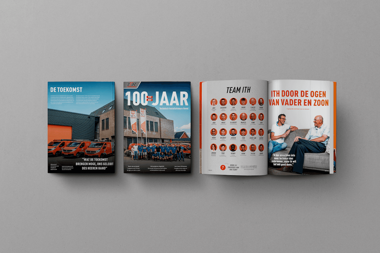 Magazine 100-jarig bestaan van ITH - Design Sparc 
