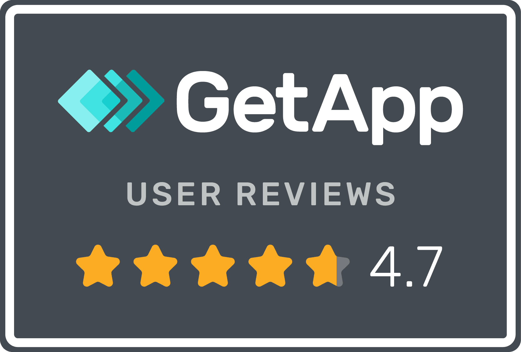 Get App 4.5 Star Badge