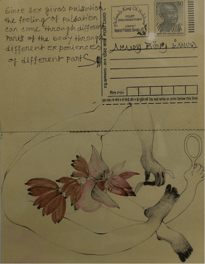 herd of sheep on road painting