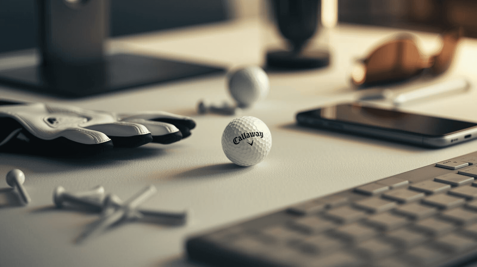 nummers op een schermin perspectief