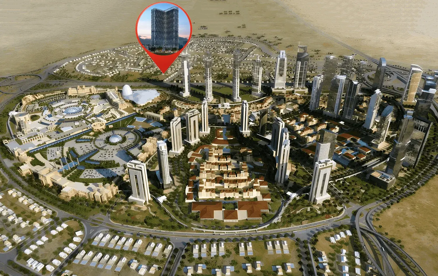binghatti vintage location map dubailand