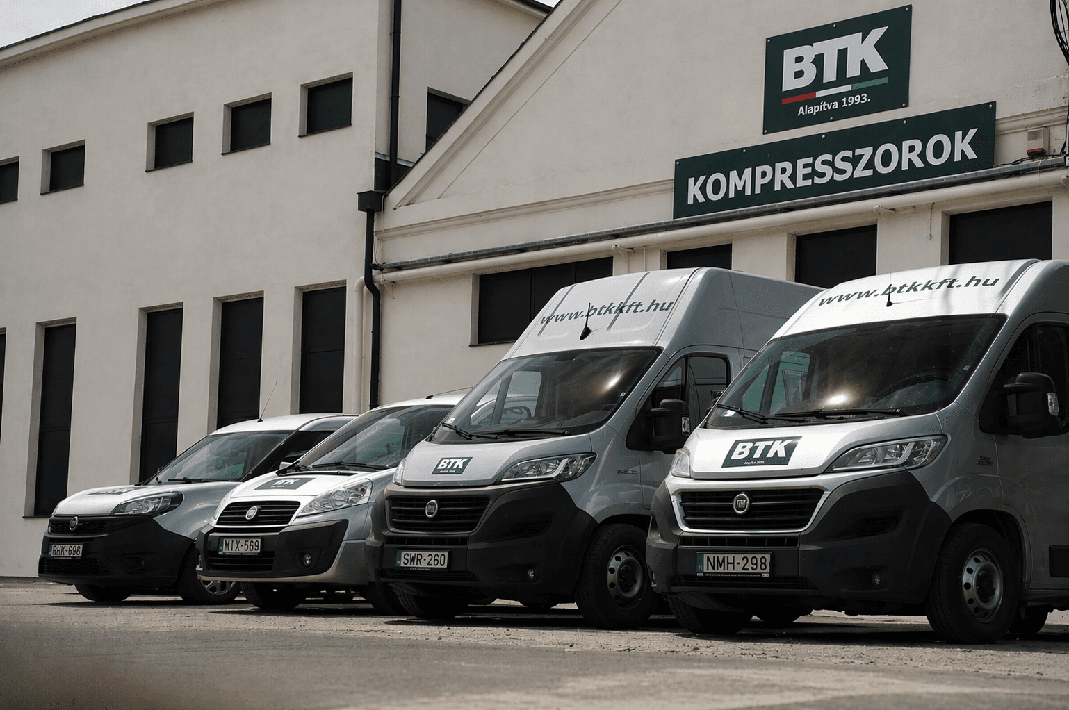 A BTK Kft. profi szervízautói