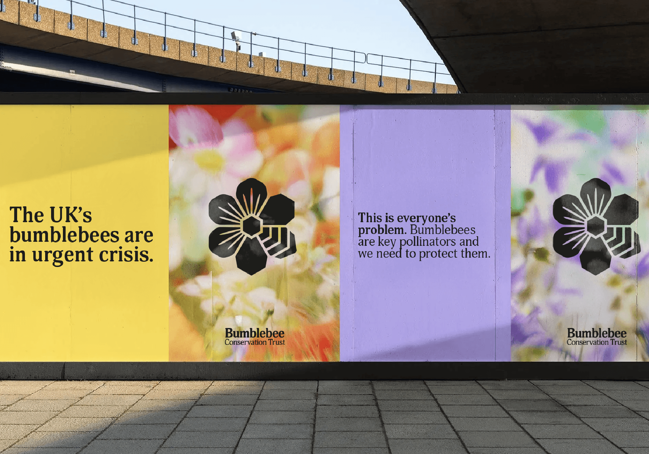 Billboard showing 4 posters