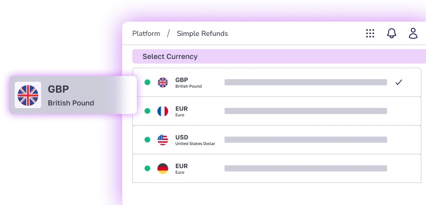 global refund payments