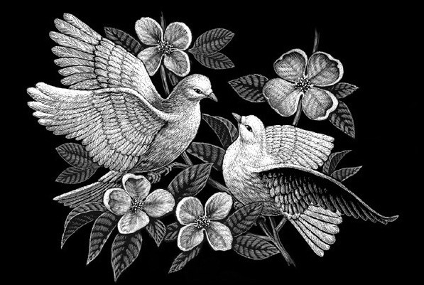 etching gravestones
