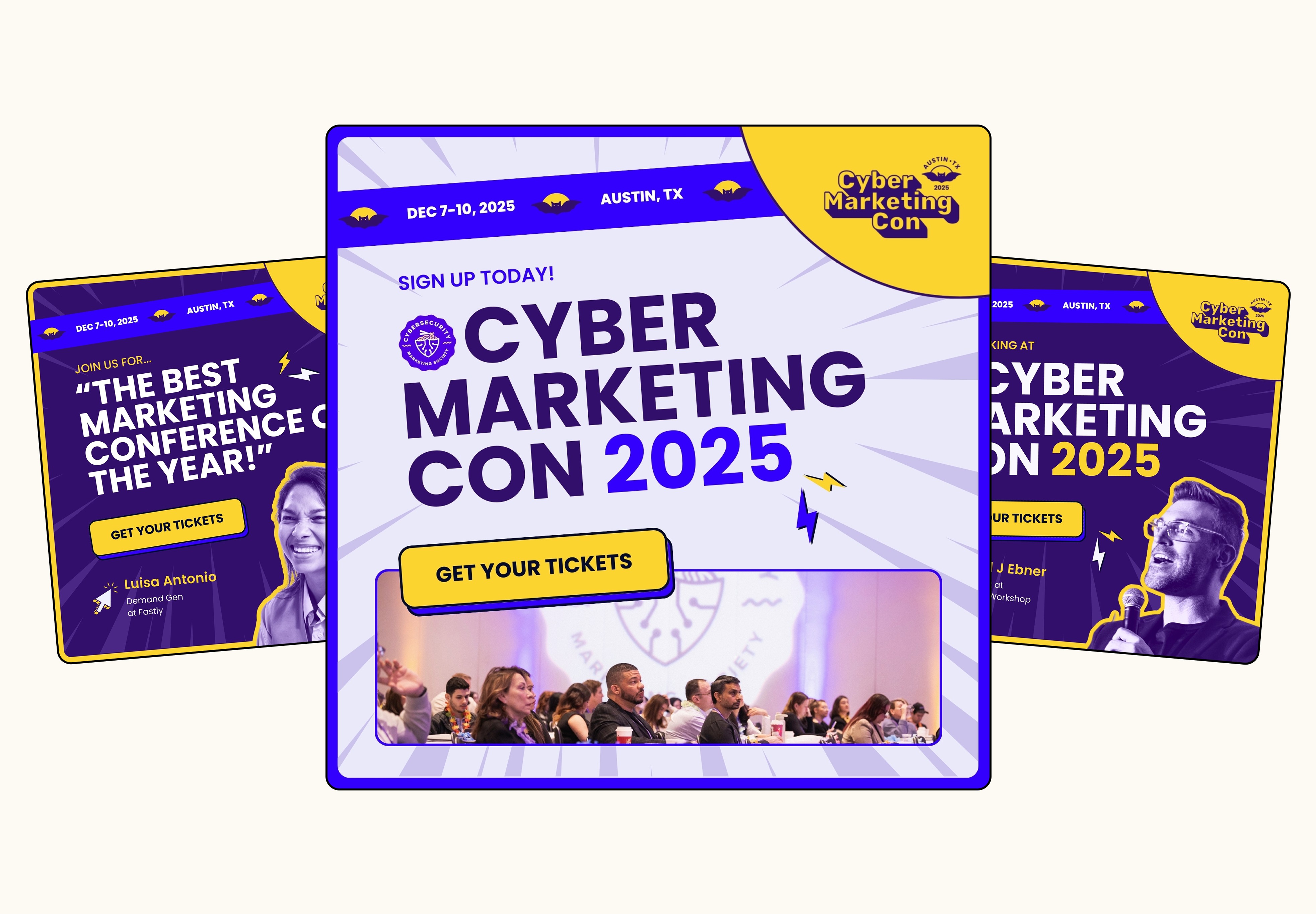 Cyber Marketing Society x DesignSpace - Cyber Marketing Design Case Study