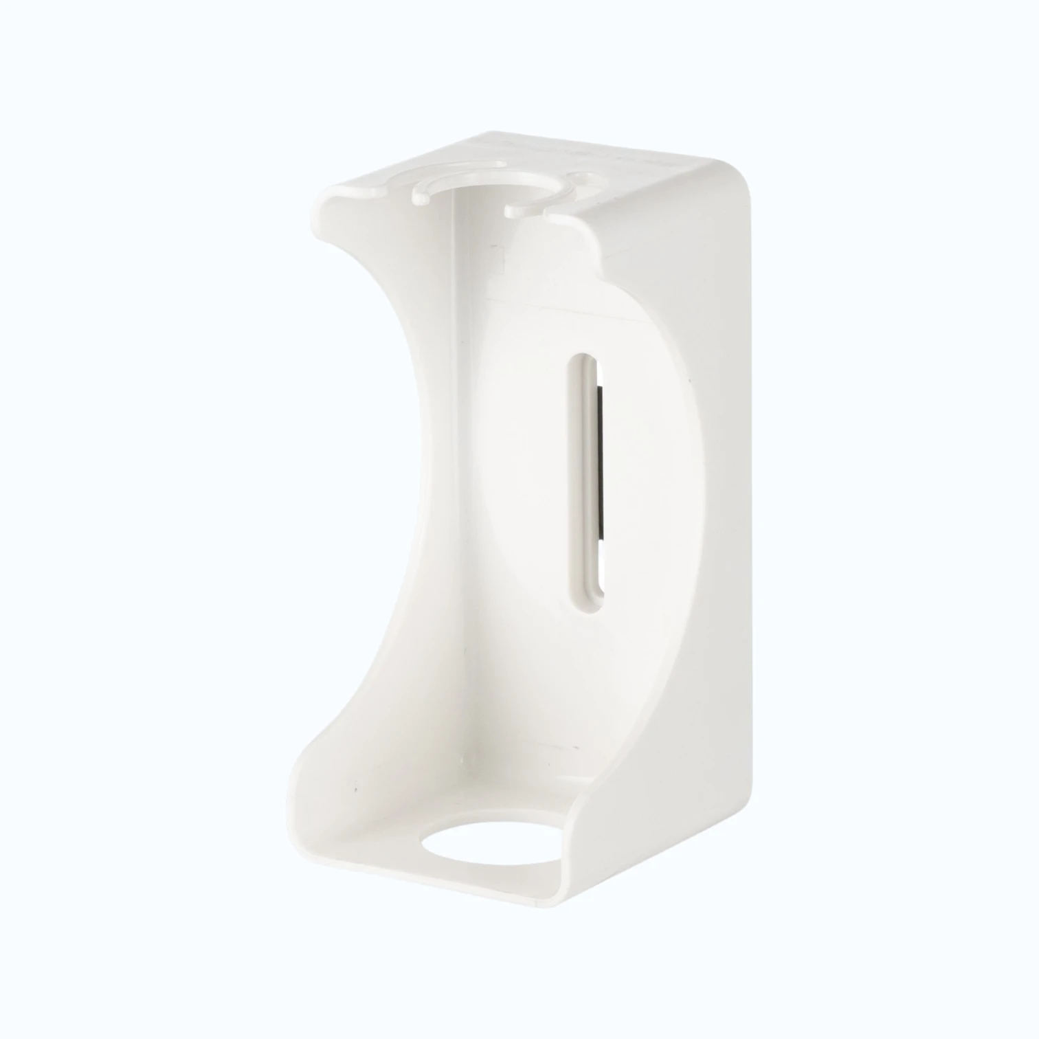 Eco-friendly tamper-proof soap dispenser bracket for hotel refillable systems, high-quality stainless steel, compatible with 300ml-500ml bottles.