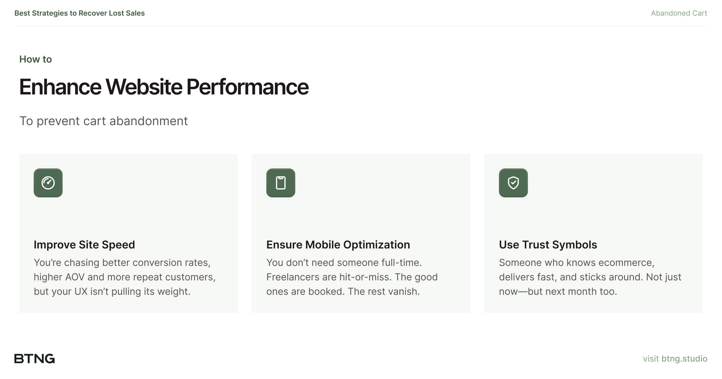 A website performance dashboard showing metrics related to site speed and user behavior.