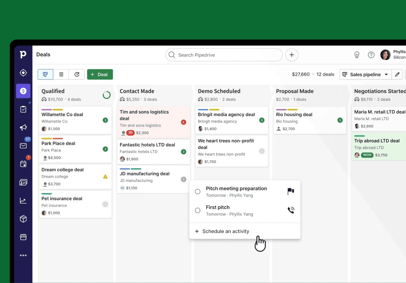  Pipedrive CRM