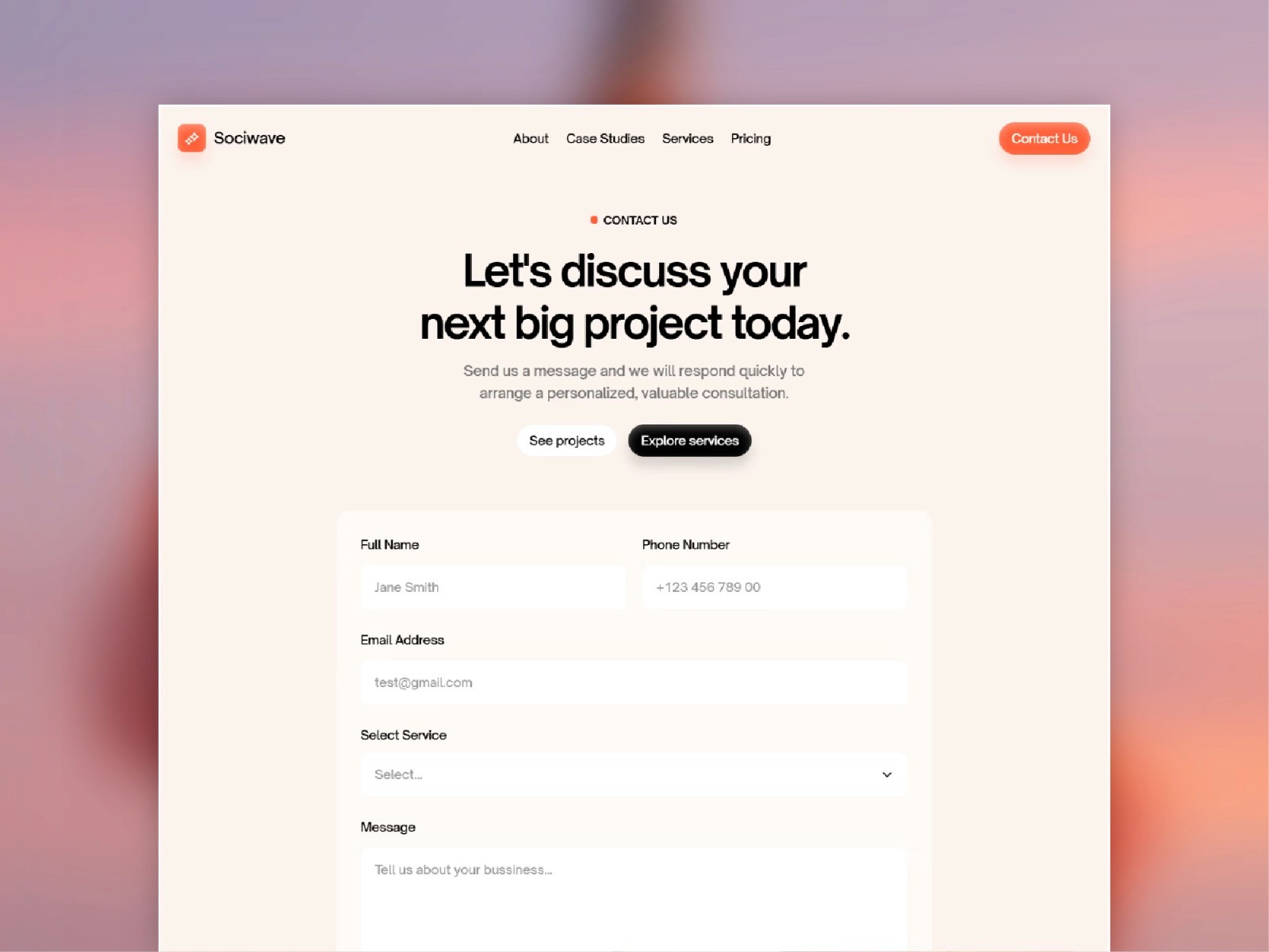 Sociwave — 极简现代创意机构官网设计灵感