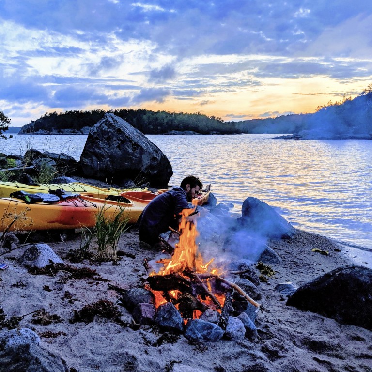 Kayaking in Sweden