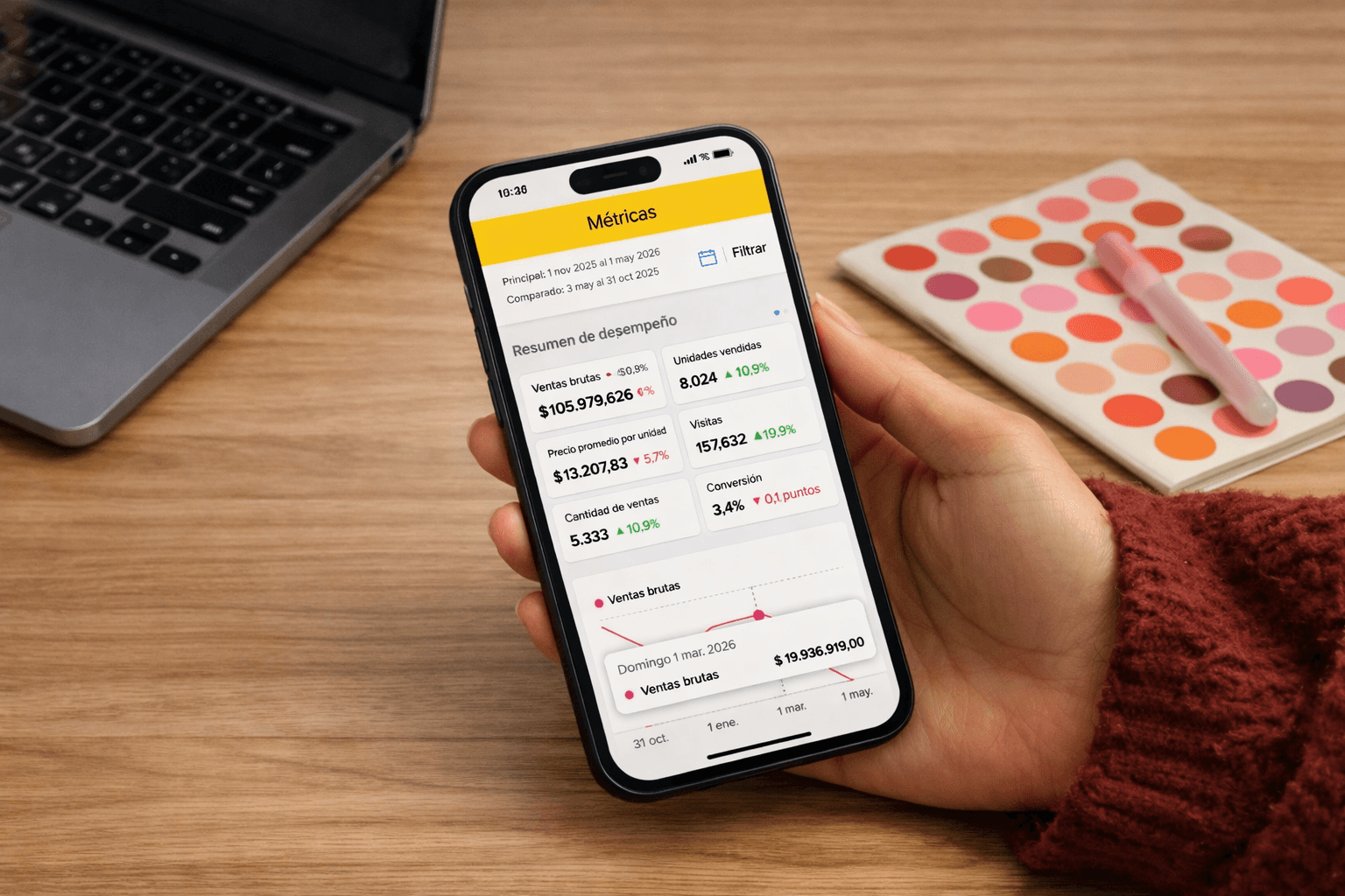 A mockup of Freelio's mobile app