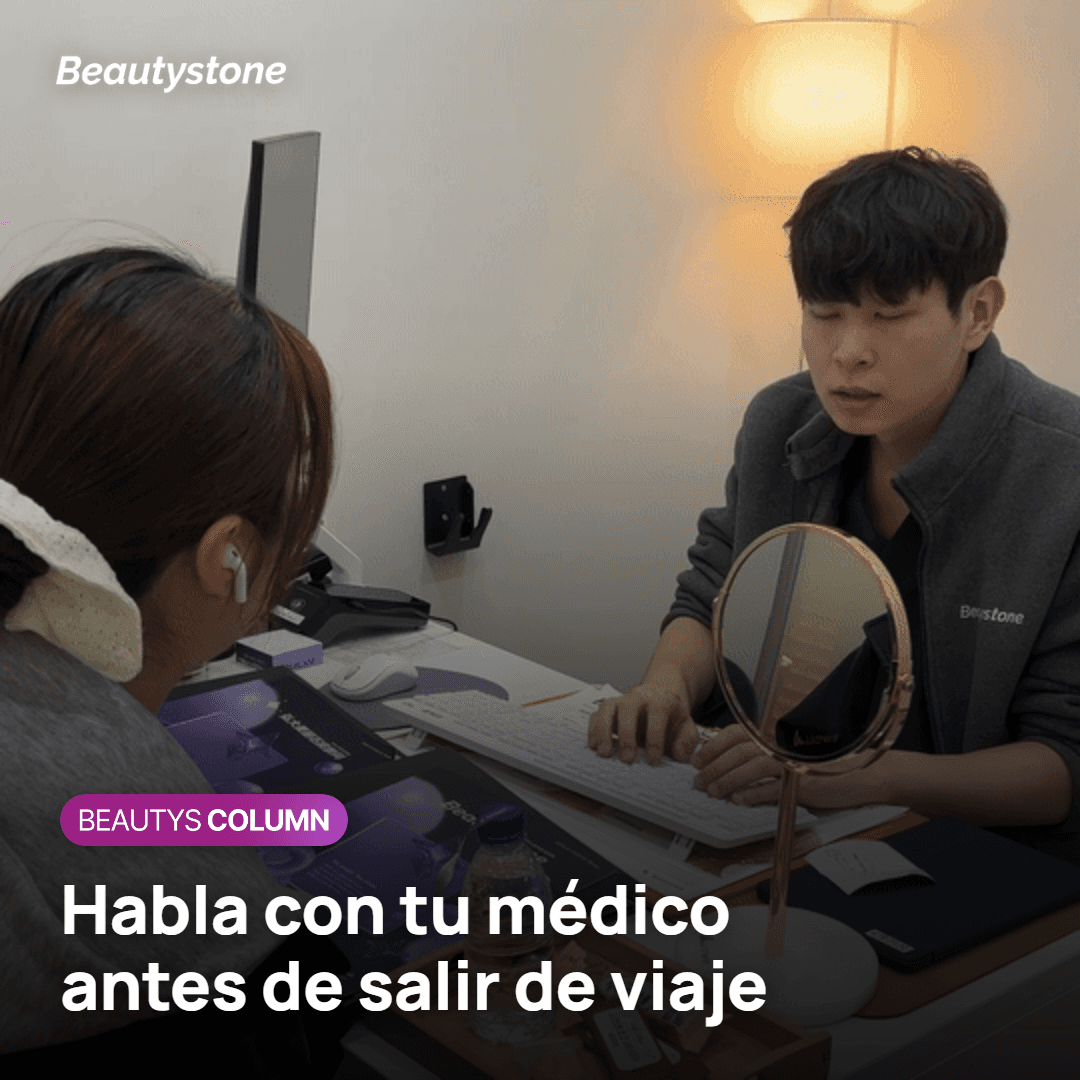Preparación en casa antes de un viaje con filler