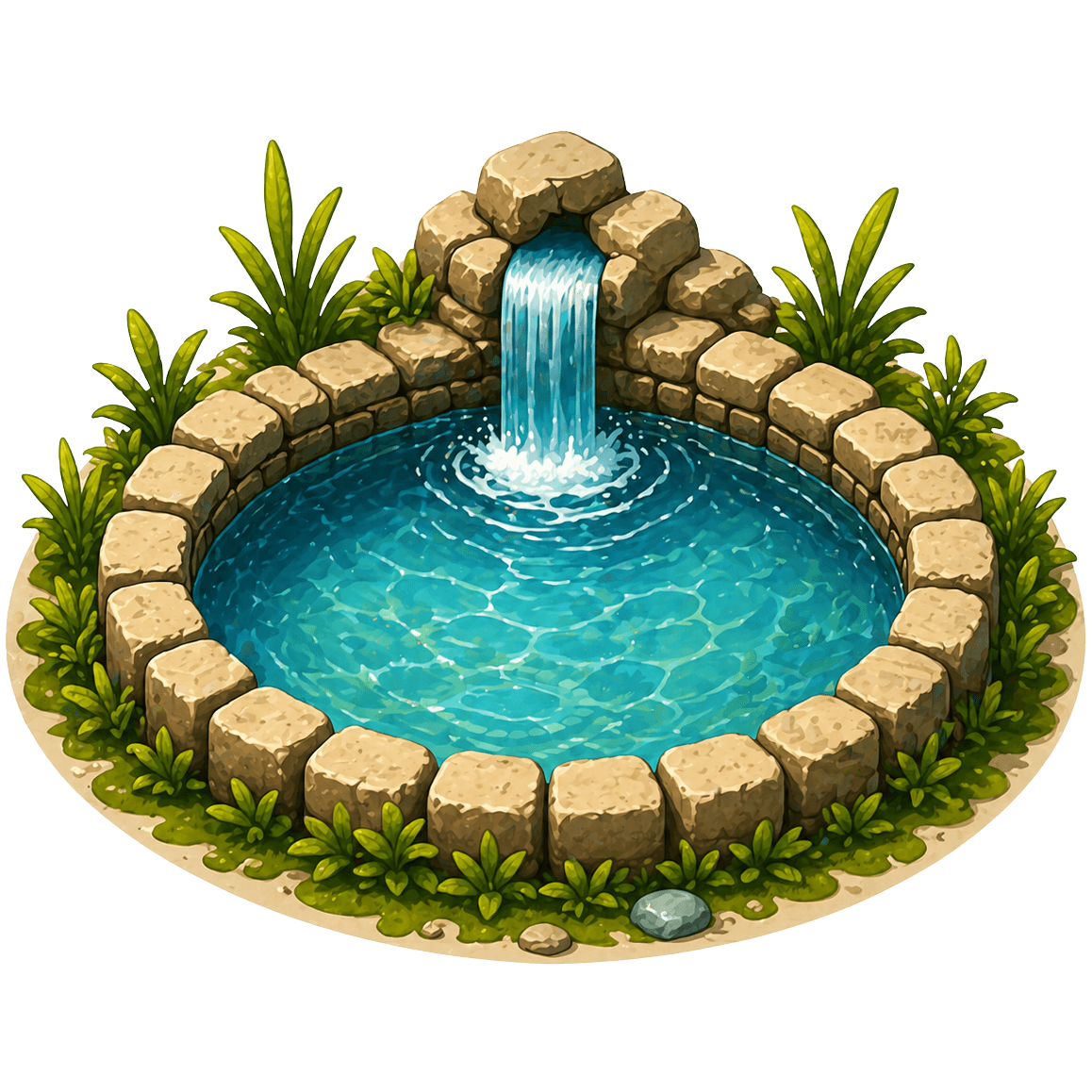 Spring-fed water