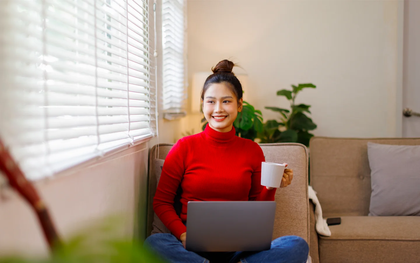 Filipina Nurse Cantidate feeling secure