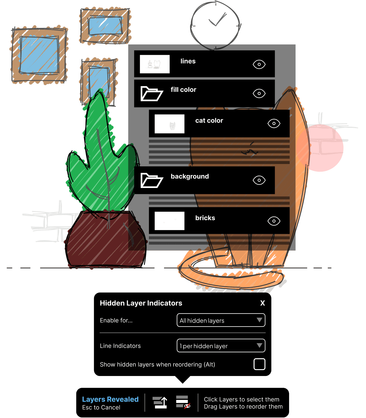 Mid-Fidelity Prototype: Hidden Layers