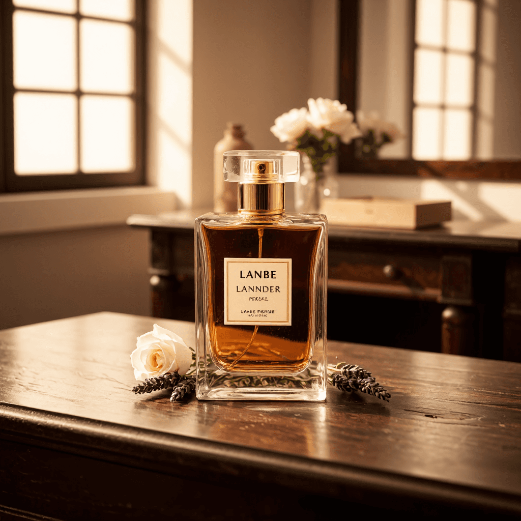 product photography of perfume