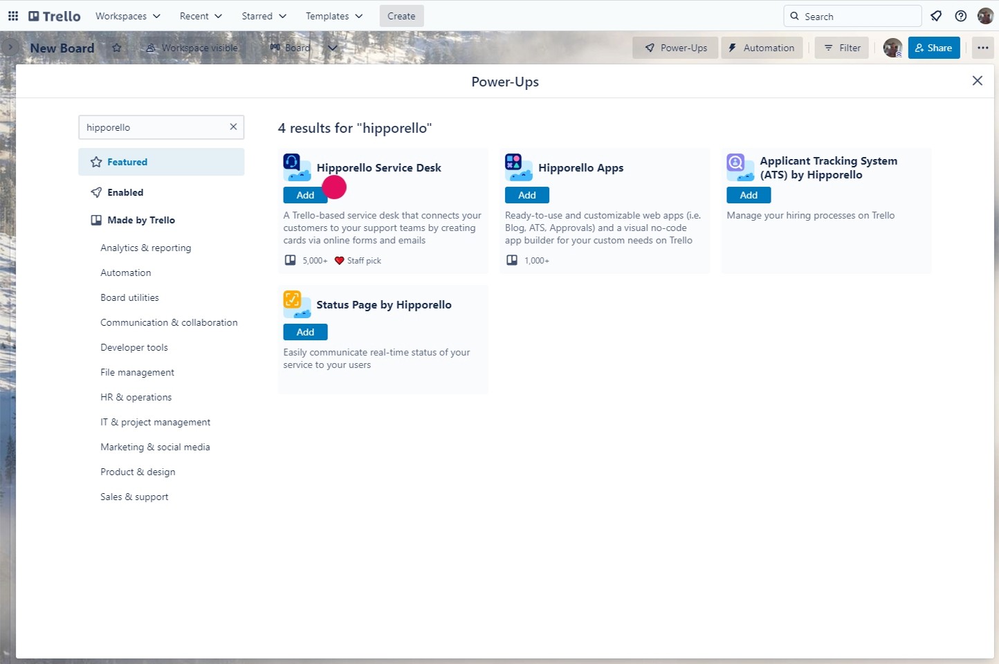 Get a Status Page on Trello with Hipporello - Hipporello