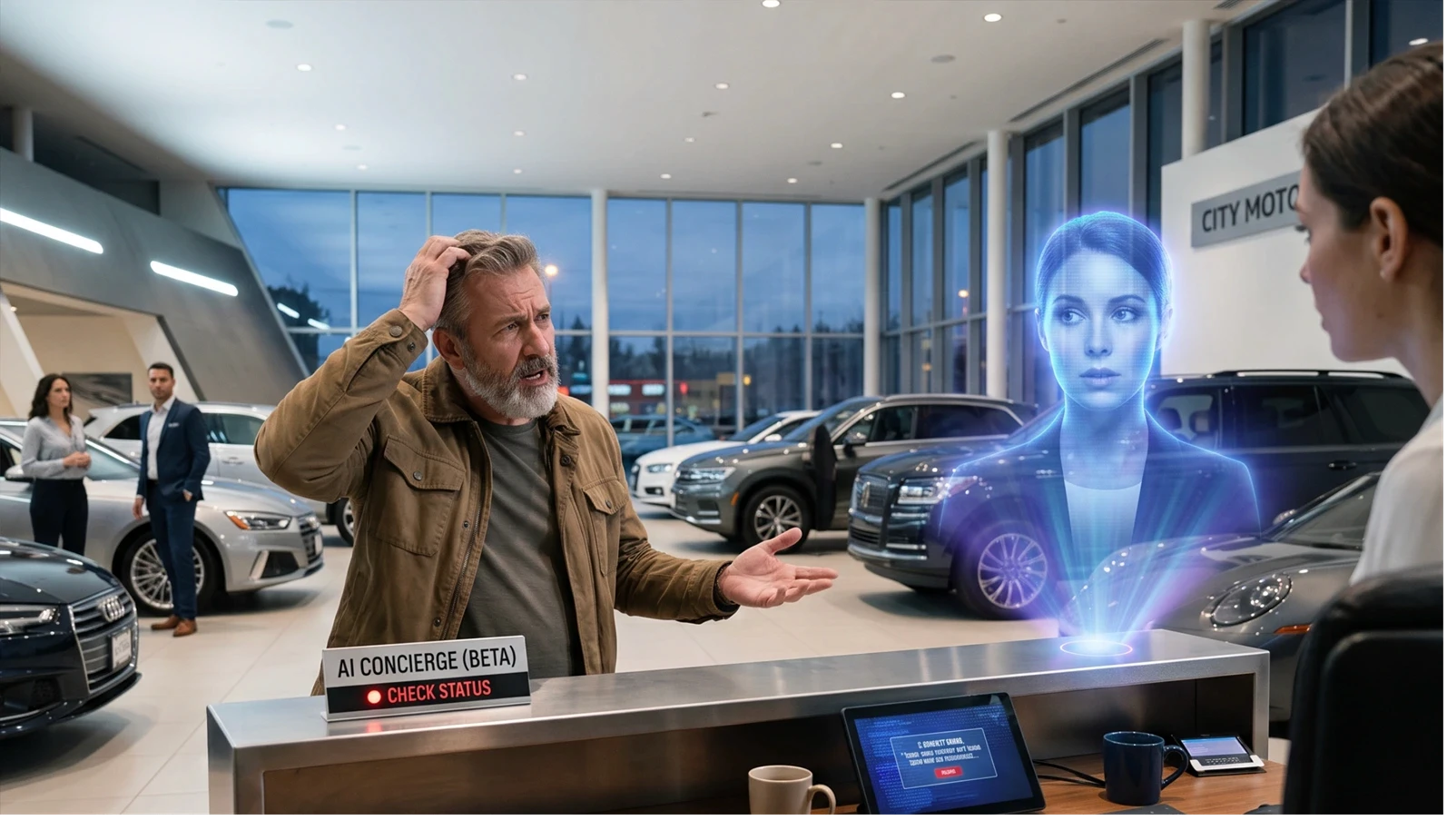 oncerns About AI Dealership Receptionists having difficulty in conversation