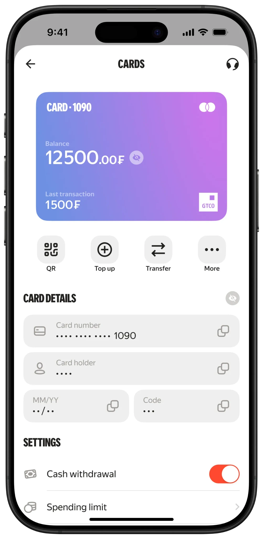 Yango Pay Screen
