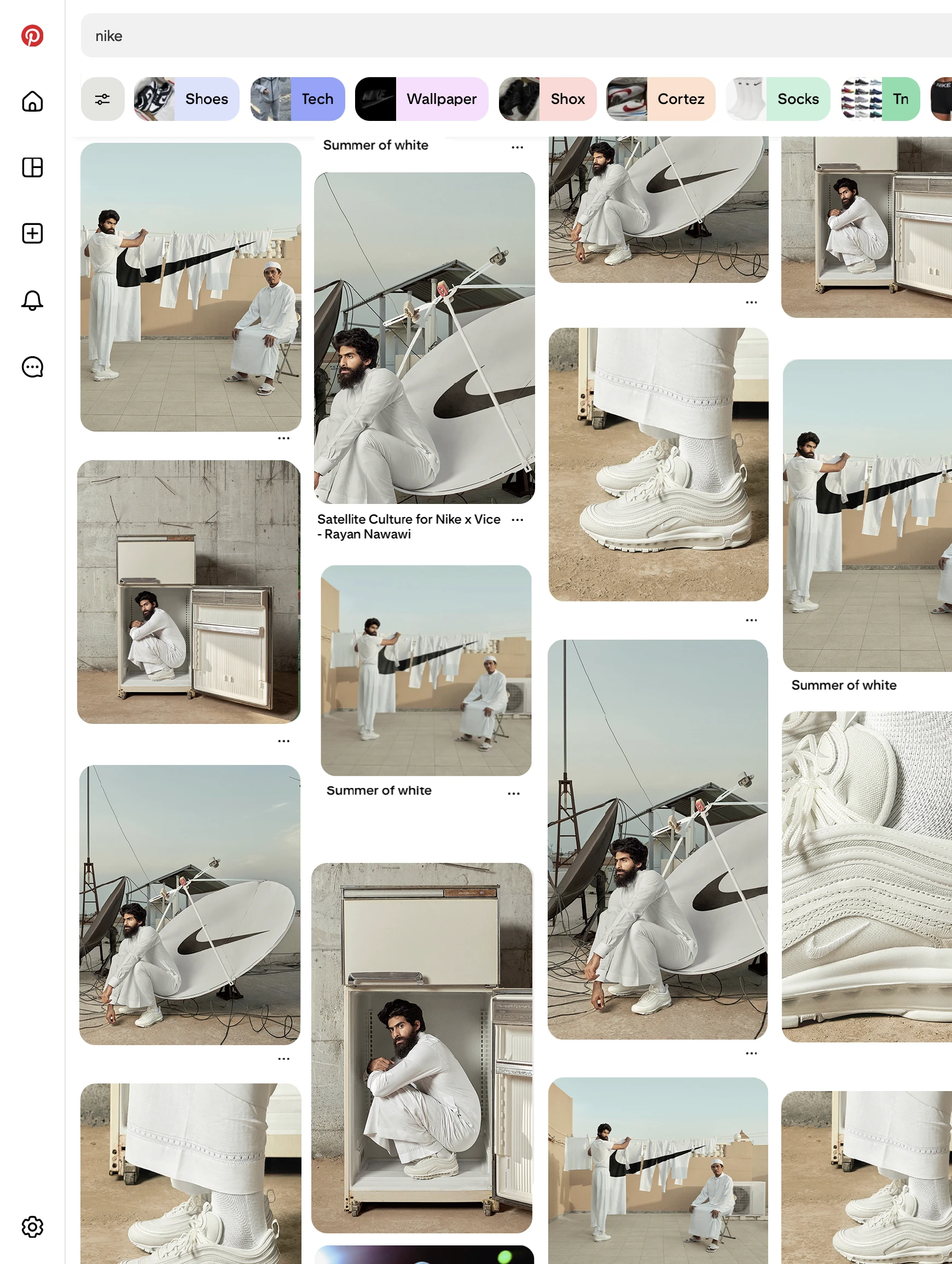 Nike Satellite Culture Campaign magazine key visual in Jeddah, version 3.