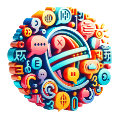 Um microfone abstrato incluindo uma bolha de fala