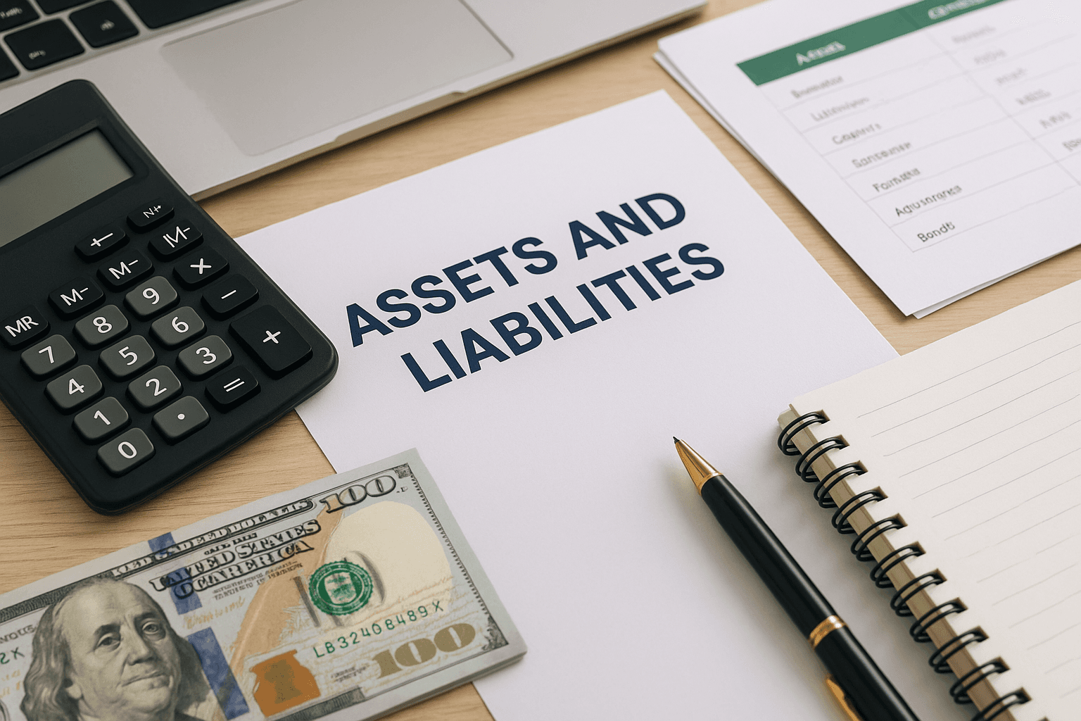 Your current assets and liabilities
