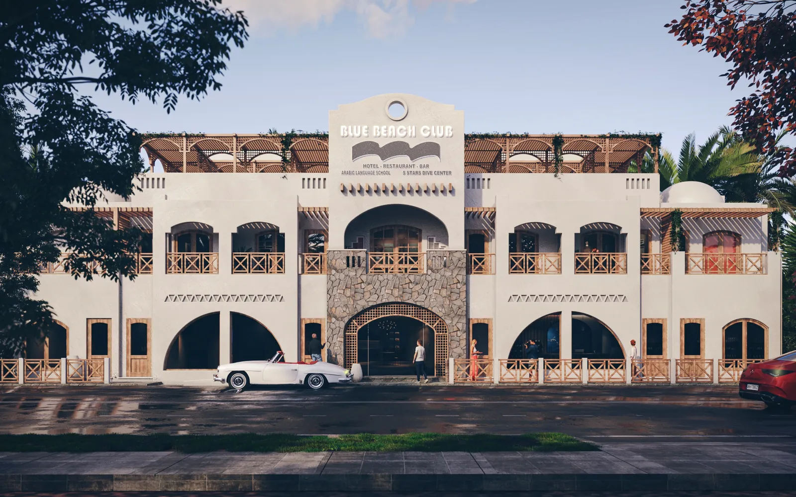 BLUE BEACH CLUB ARCHITECTURE project image 2 by Arc in Space