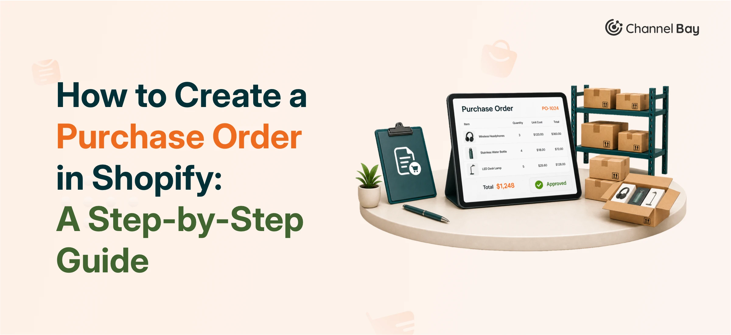 How to create a purchase order in shopify