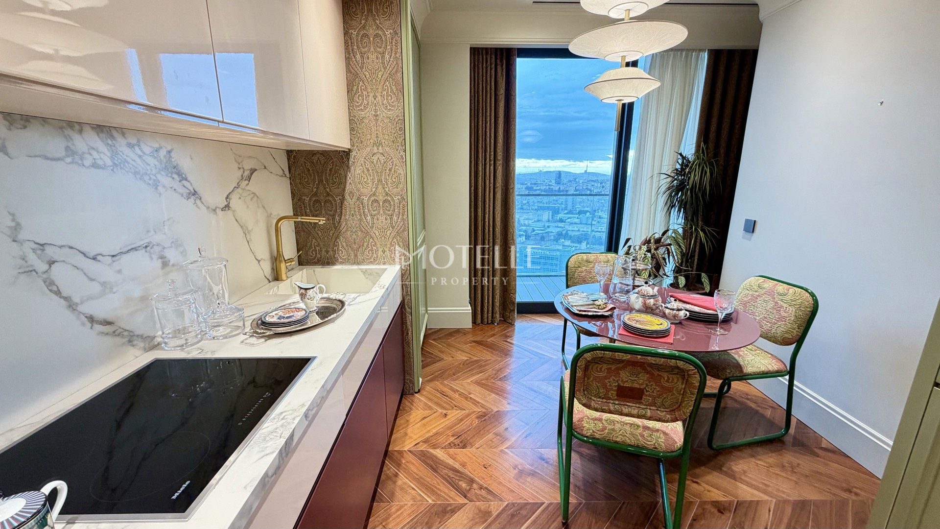 High-end apartment interior with ETRO Home Interiors design Istanbul