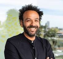 man wearing Henley top portrait