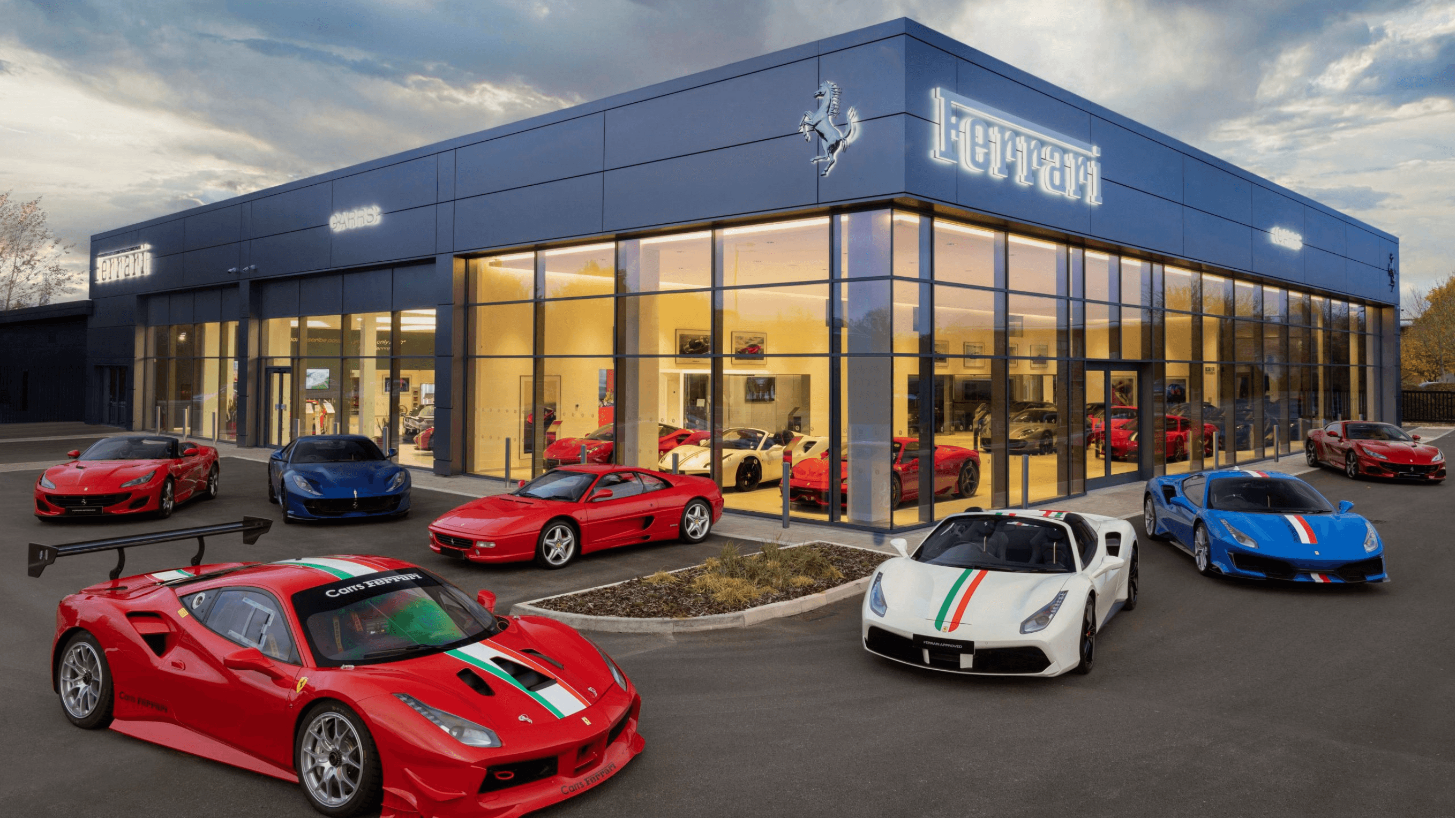 Ferrari showroom image