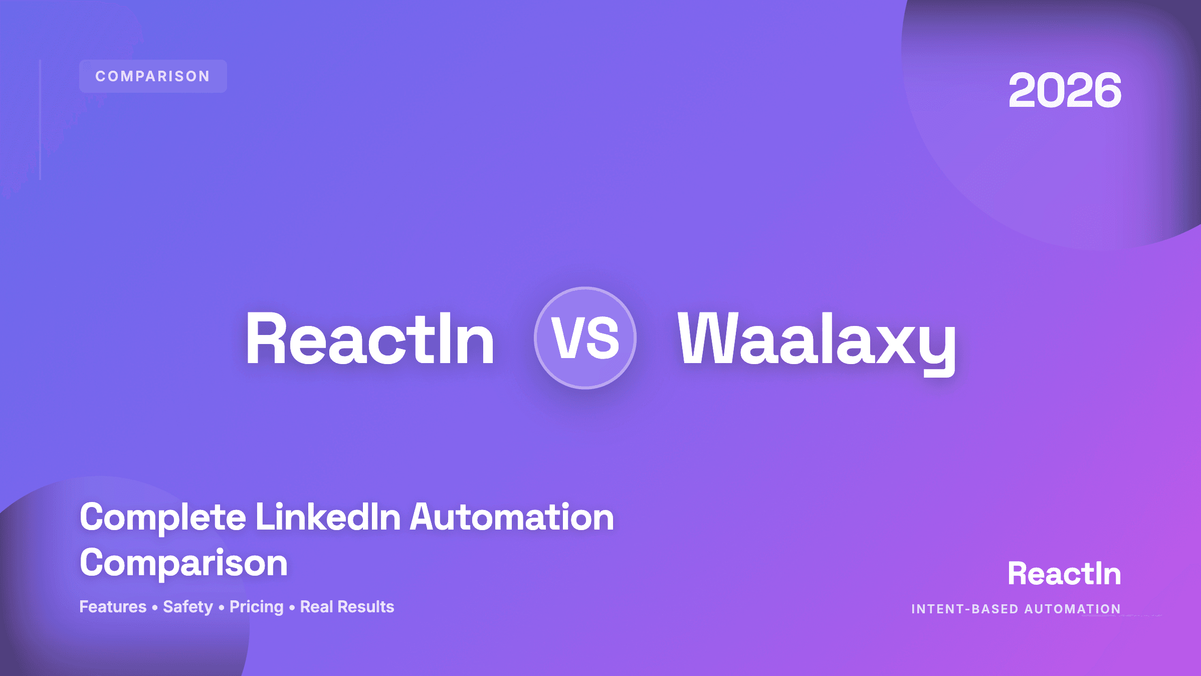 ReactIn vs Waalaxy: Complete LinkedIn Automation Comparison [2026]