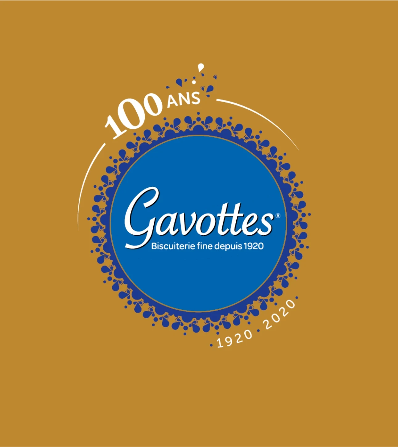 Logo Gavottes pour les 100 ans