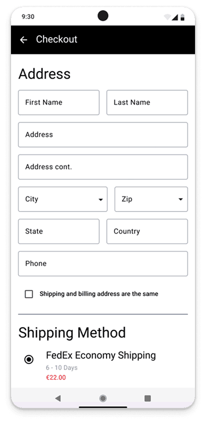 checkout before test