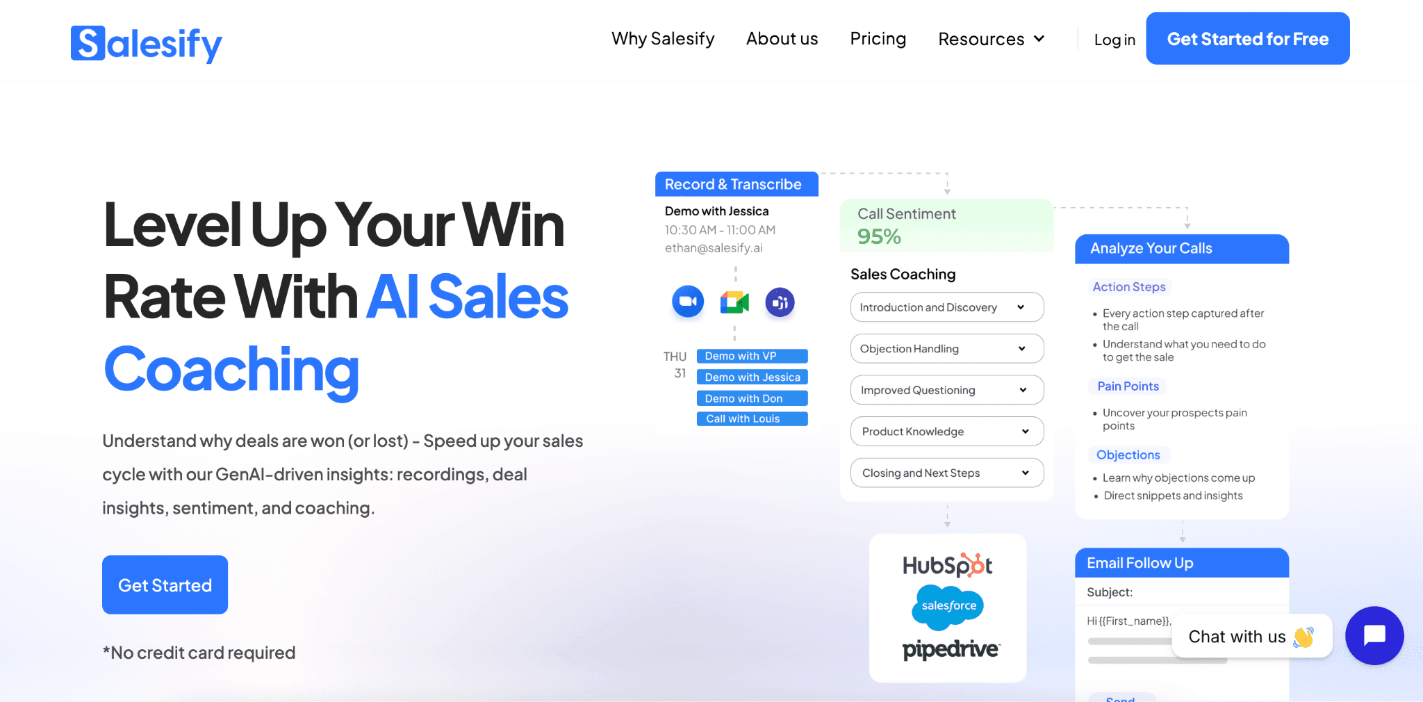 salesify homepage