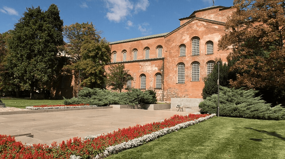 Saint Sofia Church garden